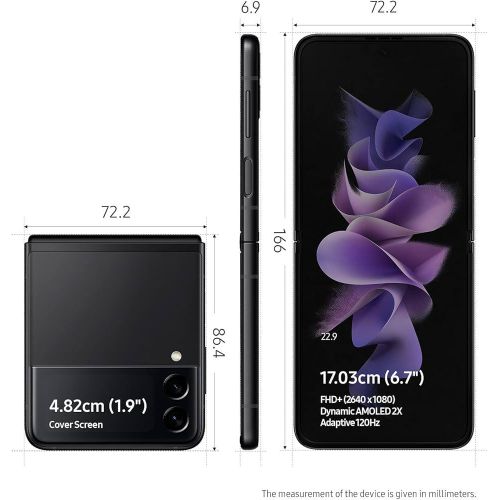 product_image_name-Samsung-Galaxy Z Flip3 5G 8GB RAM 256GB ROM - Black-2