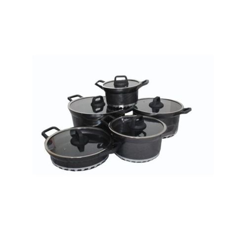 product_image_name-Generic-10 Pieces Granite Non-Stick Serving Dishes Saucepans Cookware - Multi-colours.-2