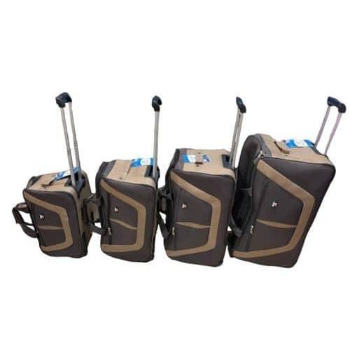 product_image_name-Generic- 4 In 1 TrolleyTtravel Bag, Super Light Foldable Waterproof Hand Luggage For School, Travel, Shopping Cabin Approved Bags Suitcases Duffles - Multicolor-1