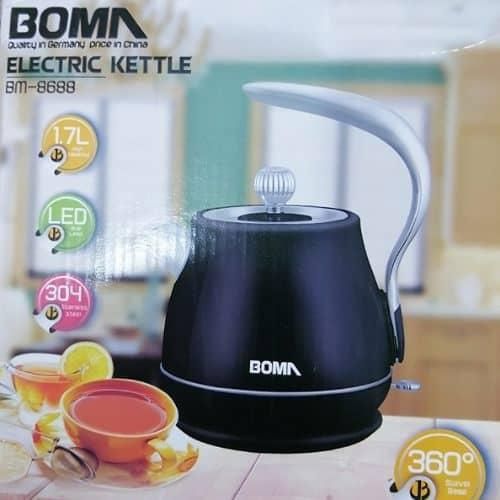 product_image_name-Boma-1.7L  Rectro Electric Heat Kettle Automatic Power-Off Water Boiling Pot- Multicolor-3
