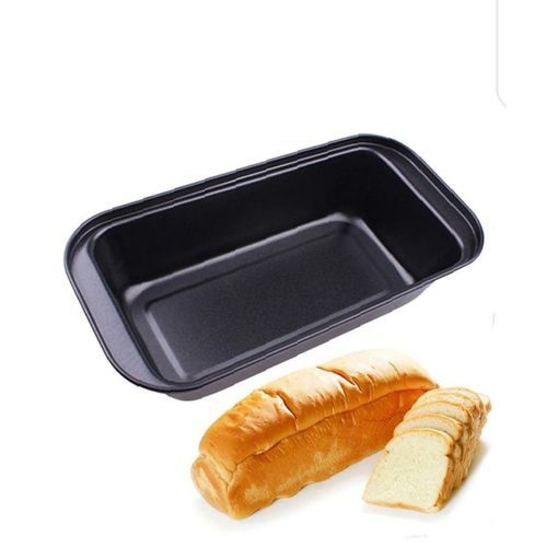 product_image_name-Generic-Baking Cake Tray Loaf Mould Cooking Pan - Black-1