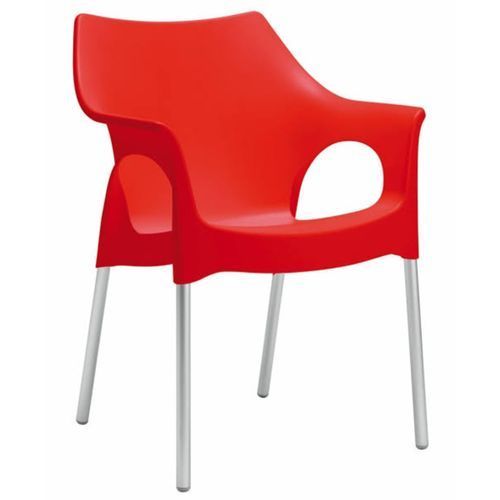 product_image_name-Generic-Portable Plastic Chair - red/Orange/green-1