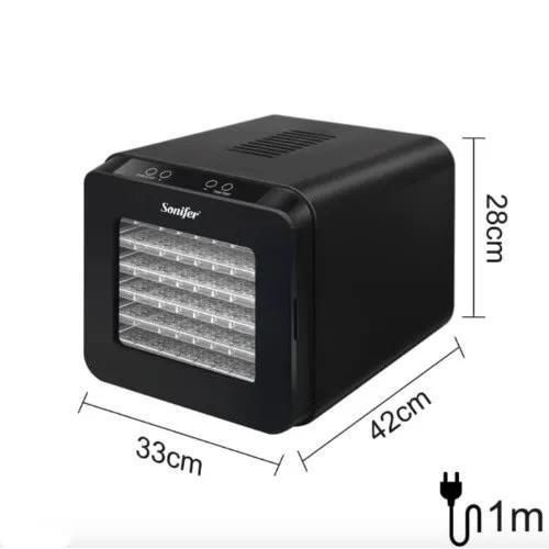 product_image_name-Sonifer-Electronic Food Dehydrator For Drying Fruits Vegetables Meat For Good Storage To Be Eaten At A Later Time-Black-4