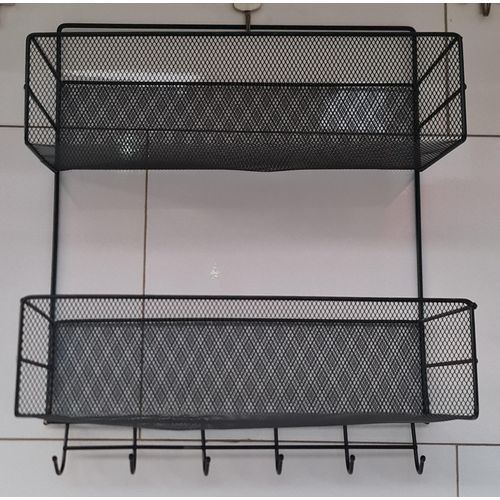 product_image_name-Generic-Double Iron mesh organizer- black -1