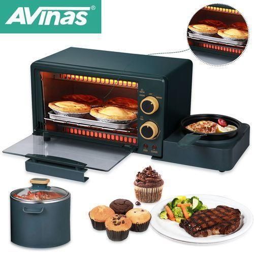 product_image_name-AVINAS-Electric Breakfast Maker Multifunction Boiler Frying Pan Mini Oven - Black.-2