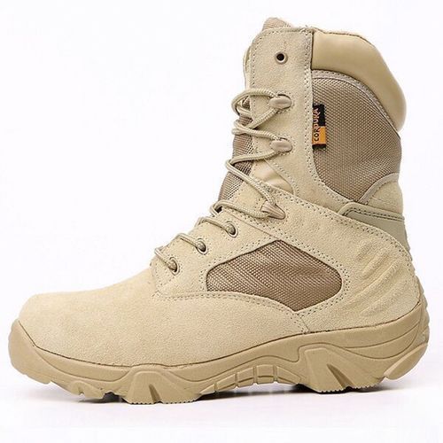 Shop High Top Leather Outdoor Desert Boots Khaki Jumia Uganda