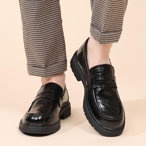 product_image_name-Fashion-Men's Formal Leather Shoes-Fashion Men's Business Shoes-Shoes Loafers Casual Shoes Slip-Ons -Moccasins (black)-4