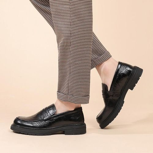 product_image_name-Fashion-Men's Formal Leather Shoes-Fashion Men's Business Shoes-Shoes Loafers Casual Shoes Slip-Ons -Moccasins (black)-5