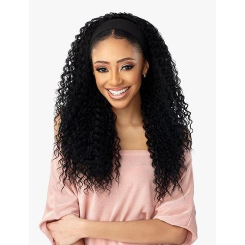 product_image_name-Generic-Unique quality human hair blend headband waterwave wig 22 inches black -1