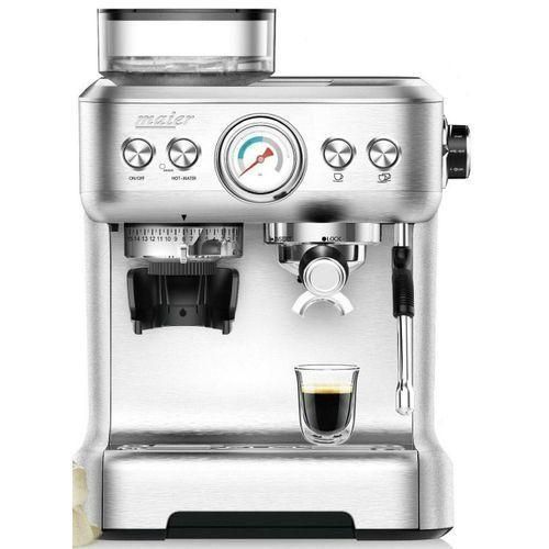 product_image_name-Maier-20 Bar Pump Steam Coffee, Espresso and Cappuccino Maker Machine With Self-cleaning Function-Silver-1