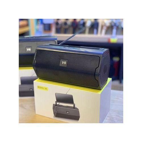 product_image_name-V6-Pro Bass Wireless Bluetooth Speaker -Black-4