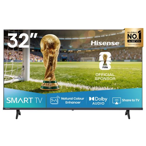 product_image_name-Hisense-32A4QS 32 Inch Full HD VIDAA Smart TV 3 Years Warranty-Black-1