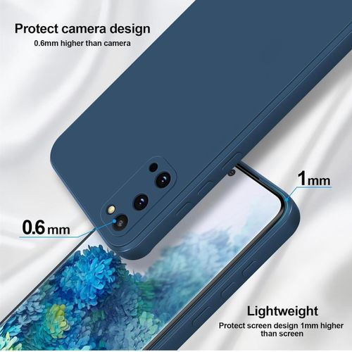 product_image_name-Generic-Samsung Galaxy S20 Case Blue, Scratch Resistant with Soft Touch, Slim Thin Phone Cover for Samsung Galaxy S20-3