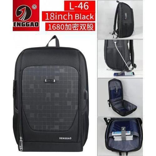 product_image_name-Generic-Anti Theft Multi-Design Travel Laptop Student Bookbag Backpack Bag18 Inch, Black.-6