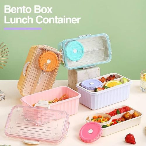 product_image_name-Generic-2.15L Leak-Proof Lunch Box with Grid Design Leak-Proof Bento Box  Dinnerware Spacious And Convenient Food Container For Home, Office, or School-3