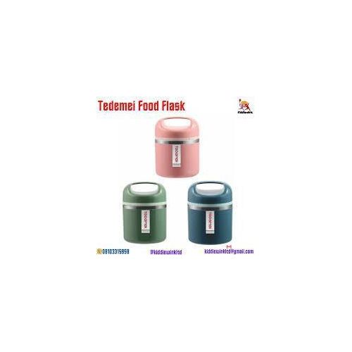 product_image_name-Tedemei-Stainless Steel Food Flask Insulated-Airtight- Leakproof with Handle Lunch Box - Single Layer - 630ml Container- Multicolor-2
