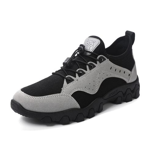 Shop Men s Sneakers Flyknit Breathable Running Shoes Grey Jumia