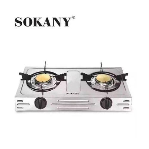 product_image_name-Sokany-2 Gas Burner Cooker Table Top Gas Stove Hob Hot Plate For Heavy And Large Pot Pans -silver. .-1