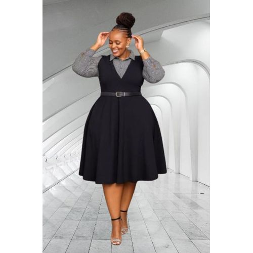 knit dress ladies Waffle Dress Women | Premium Knit Dress for Women main image 1