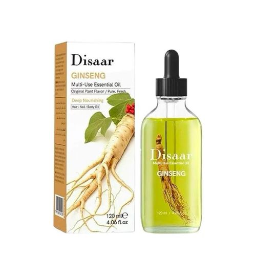 product_image_name-Disaar-Ginseng Multi-Use Essential Oil (120ml), a versatile beauty treatment designed for hair, skin, and nails-1