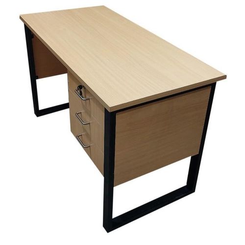 product_image_name-Generic-Office Table With strong Metal frame office desk 120 OR 140cm-1