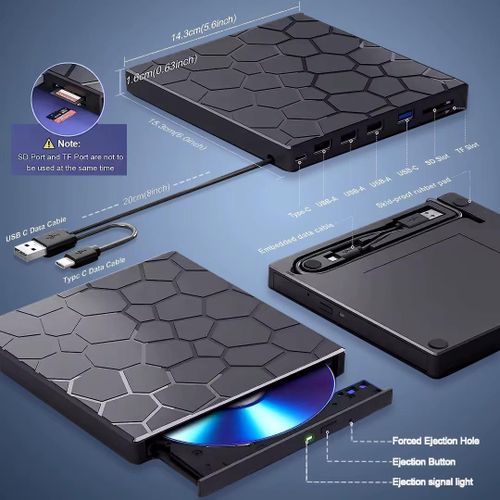 product_image_name-Generic-USB3.0 7-1 Multi-function External DVD Burner With DVD RW Support For CD/DVD and SD/USB Flash Disk-2