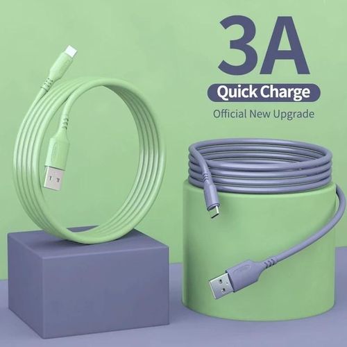 product_image_name-Generic-Micro USB Cable 2m, Extra Long USB Fast Charging Cable Durable USB A to Micro USB Cable 2 Meters -2