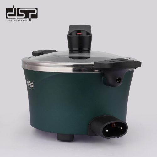 product_image_name-Dsp-4.5 Litres Electric Non-Stick Pressure Cooker Soup Pot Boiler Food Saucepan - Multicolor-3