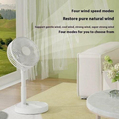 product_image_name-Original-Portable USB White Desk Fan - Mini Size, Quiet & Versatile for Dorm/Office/Travel-2