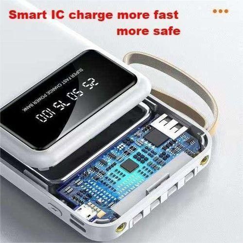 product_image_name-Oraimo-20000mAh Fast Charging Power Bank With 4 Different Charging Cables - Black-2