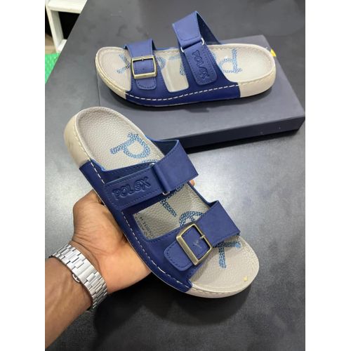 product_image_name-Generic Xim-Unique Men's Open Flat Shoes- Green, Brown, Blue-3