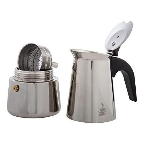 product_image_name-Generic-Espresso Maker Emilio For 4 Cups, Stainless Steel- Silver.-4