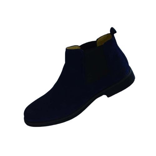 product_image_name-Generic-Men's Designer Boots - Navy Blue,Black-1