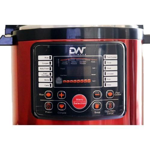product_image_name-Generic-7L High Quality Digital Electric Pressure Cooker- Silver, Red-3