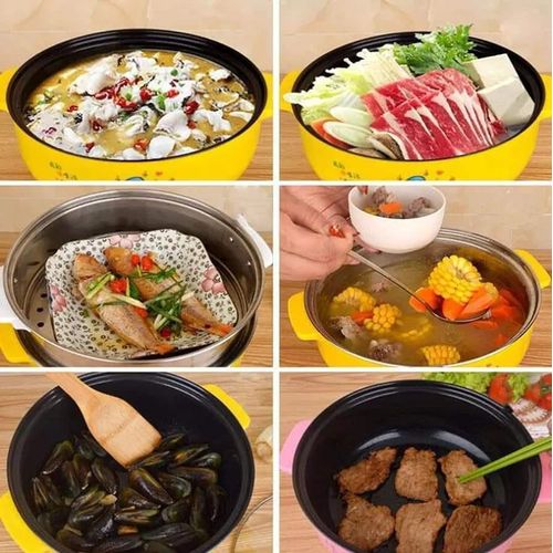 product_image_name-Generic-Multifunctional Takeaway Electric Cooker Student Dormitory household cooking integrated electric hot pot gift non-stick rice cooker, easy to clean, suitable For Family Kitchens, Hotels, School-1