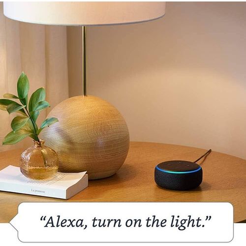 product_image_name-Amazon-Echo Dot 3rd Generation, With Alexa, Enables Wireless Music Streaming, Bluetooth and Wi-Fi Connectivity, 1/8" Audio Output to Powered Speakers, Charcoal Original-Black-3