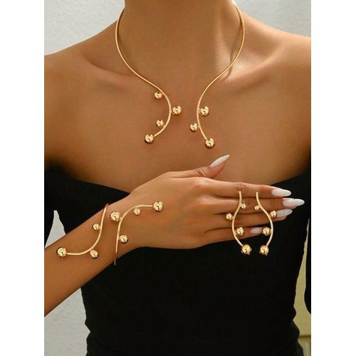 product_image_name-Generic-Classic Ladies Jewelry Set-Gold-1