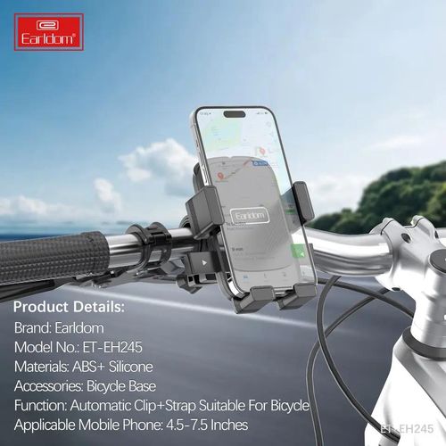 product_image_name-Generic-Earldom Motorcycle Bike Phone Holder Mount-1
