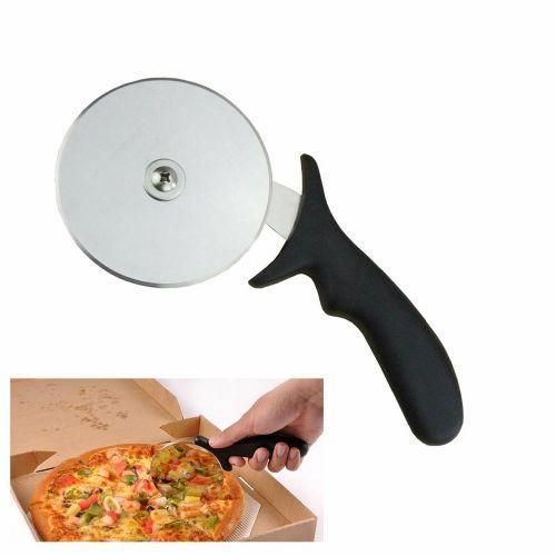 product_image_name-Saachi-Professional Stainless Steel Pizza Cutter with Ergonomic Grip - Multicolor-1