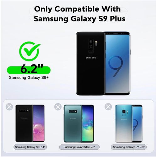 product_image_name-Generic-Samsung Galaxy-S9-Plus Case: Galaxy S9 Plus Phone Case Full-Body Soft Liquid Silicone Shockproof, Slim & Anti-Scratch Phone Case for Galaxy S9+, Black-2