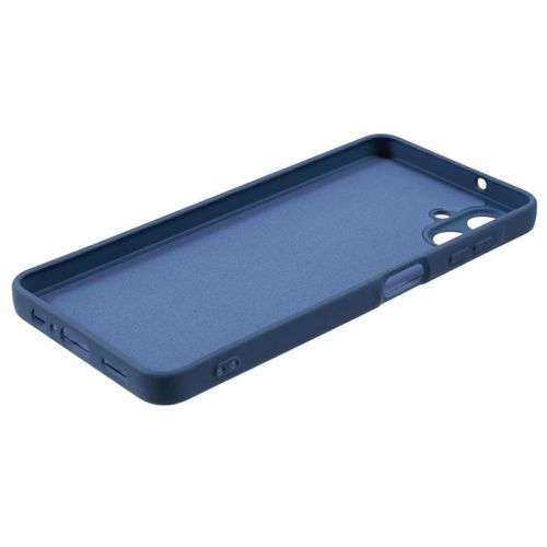 product_image_name-Samsung-Galaxy A06 Luxury Soft Rubber Liquid Silicone Skin Touch Feel Cover Case Blue-3