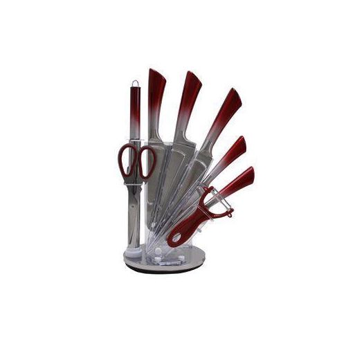 product_image_name-Generic-9 Piece Stainless Steel Rotating Stand Kitchen Knife Set With A File And Kitchen Scissor.-5