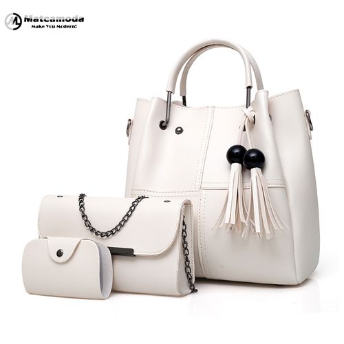 Shop 3 PCS Women Bags Ladies Bags Handbags Purse Shoulder Bags Tote Bags Hobo Bags Jumia Uganda