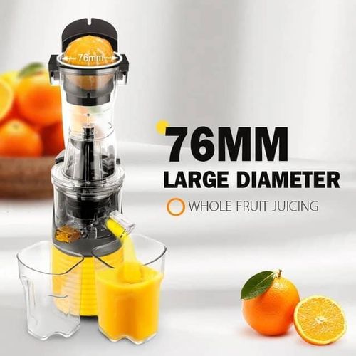 product_image_name-Dsp-Cold Press Machine Stainless Steel Whole Slow Juicer Electric Vegetables Fruit Big Mouth Slow Juicer Extractor Machine -Multicolor-2