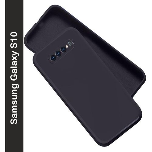 product_image_name-All-S-Series Silicone Case – Soft Liquid Silicone Protective Cover for Galaxy S8 to S25 Ultra Series (Black)-5