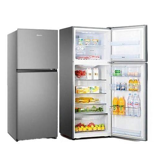 product_image_name-Hisense-160 Liters Double Door Fridge (Defrost) 160L- Silver (3YRS WRNTY)-1