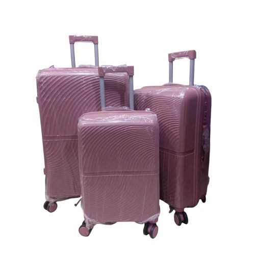 product_image_name-Generic-A Set Of 3 In 1 Pure Rubber Unisex Strong Material Durable Double Zipper Extremely Durability Anti-thfety zip 8-wheel -1