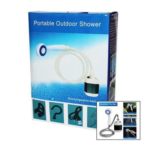 product_image_name-Generic-Portable Camping Shower Pump - Rechargeable Outdoor Shower Head Sprayer, Pumps Water From Bucket. Experience Refreshment Anywhere, Perfect For Camping, Hiking, Travel, Car Washing & Pet Cleaning-3