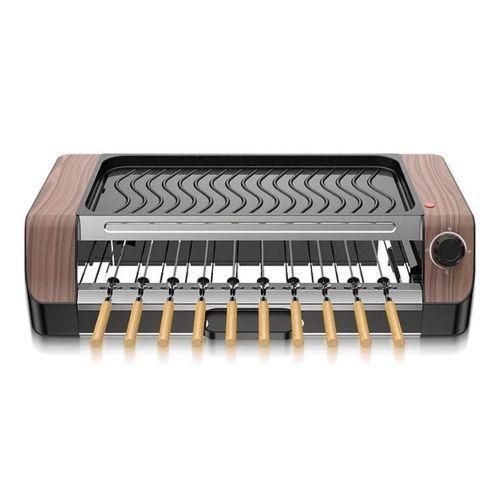 product_image_name-Generic-Automatic Rotate Barbecue Machine Non-stick Electric Grill Rotator- Multi-colour-1