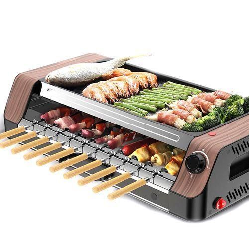 product_image_name-Generic-Automatic Rotate Barbecue Machine Non-stick Electric Grill Rotator- Multi-colour-2